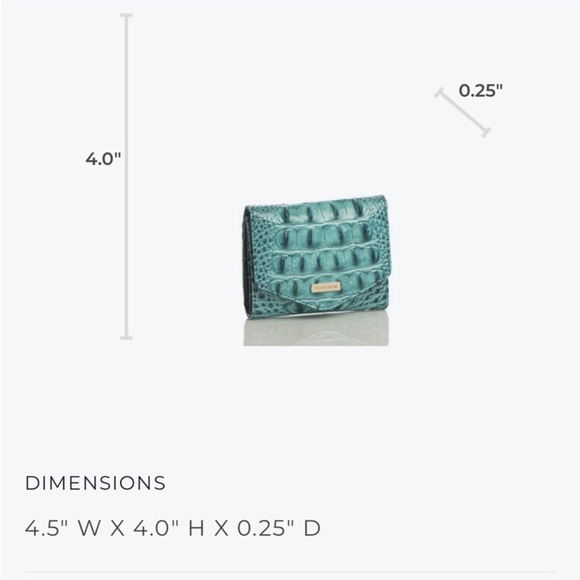 BRAHMIN SMALL VERONICA OMBRÉ MELBOURNE WALLET - Picture 4 of 9